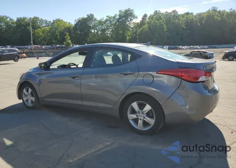 2013 Hyundai Elantra Gls from USA, damaged, VIN 5NPDH4AE9DH346598